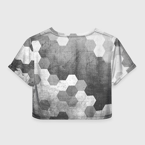 Женский топ The Sims - grey gradient посередине / 3D-принт – фото 2