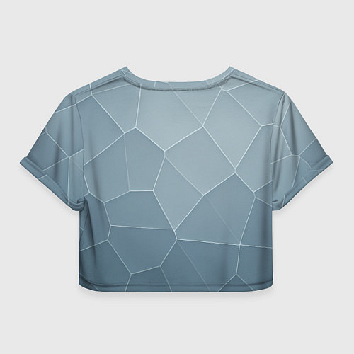 Женский топ Текстура из неровных плит / 3D-принт – фото 2