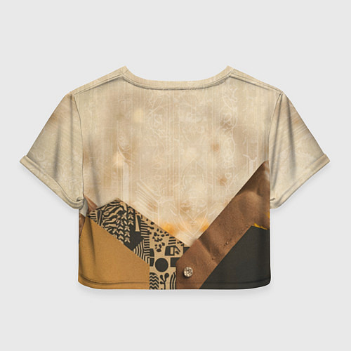 Женский топ Удивительный рыжий лисёнок / 3D-принт – фото 2