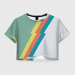 Женский топ Рок молния Боуи весенняя палитра