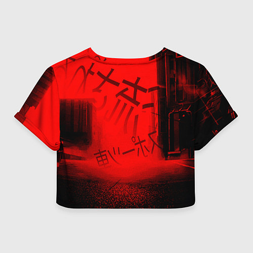 Женский топ Японский спорткар / 3D-принт – фото 2