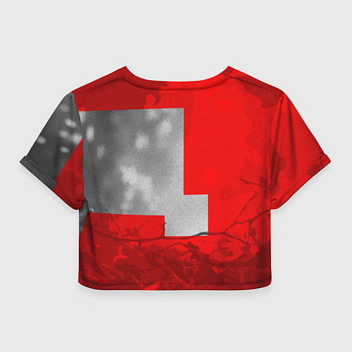 Женский топ Бурый резвый кролик / 3D-принт – фото 2