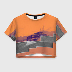 Женский топ Элитное авто в пустыни