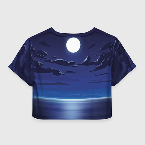 Женский топ Lana Del Rey танцует под луной / 3D-принт – фото 2