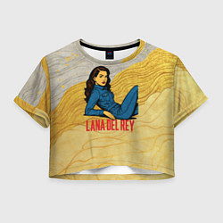Женский топ Lana Del Rey в джинсовом костюме