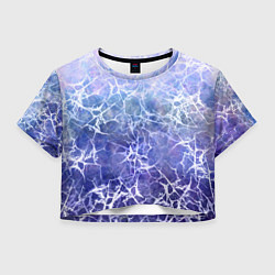 Женский топ Абстракция - white web on blue background