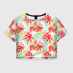 Женский топ Palm red yellow