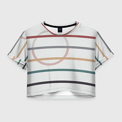 Женский топ Stripes and circle