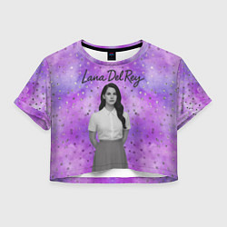 Женский топ Lana Del Rey в черно-белом