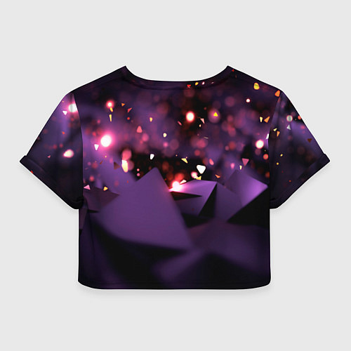 Женский топ Lana Del Rey в фиолетовых облаках / 3D-принт – фото 2