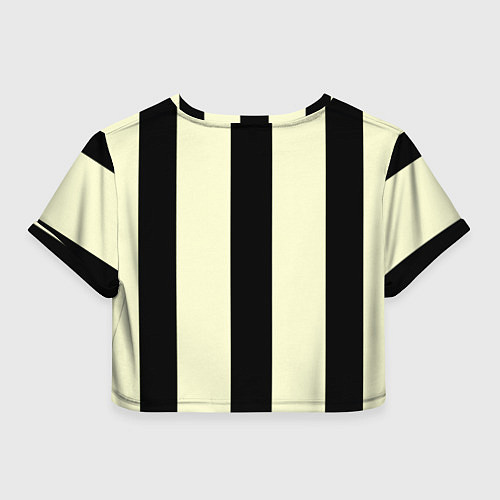 Женский топ Color black beige line / 3D-принт – фото 2
