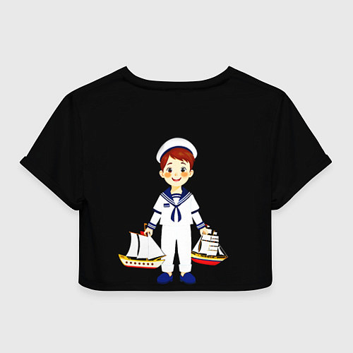 Женский топ Маленький морячок / 3D-принт – фото 2