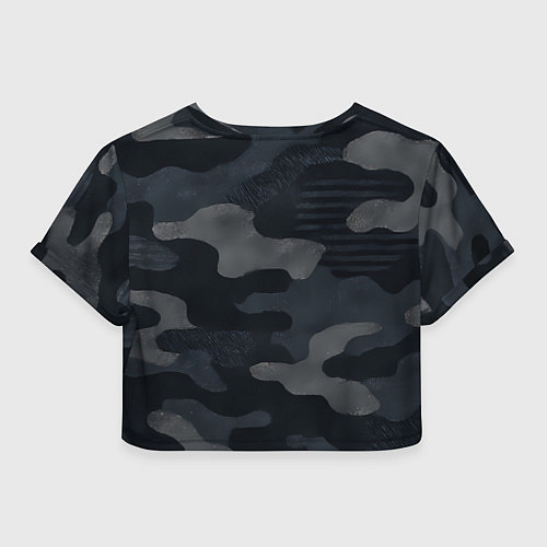 Женский топ ВМФ русский медведь / 3D-принт – фото 2