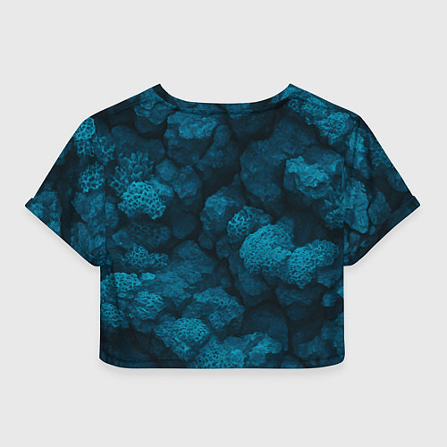 Женский топ Медведь ВМФ в тельняшке / 3D-принт – фото 2