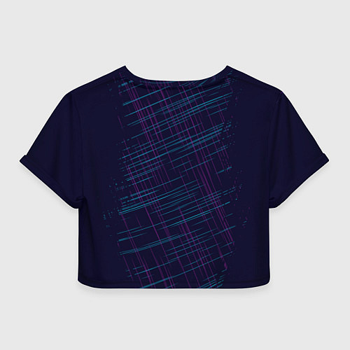 Женский топ Неоновый дракон - арт / 3D-принт – фото 2