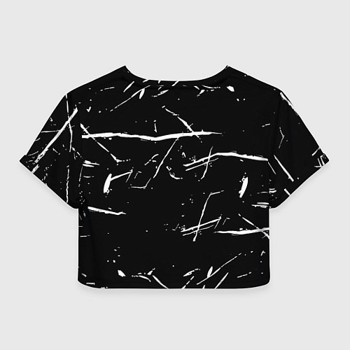 Женский топ Doom logo штрихи / 3D-принт – фото 2