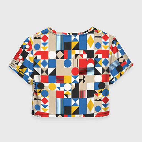 Женский топ Геометрический балаган / 3D-принт – фото 2