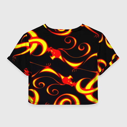 Женский топ Doom dragon steel fire / 3D-принт – фото 2