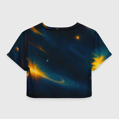 Женский топ Пространство Вселенной / 3D-принт – фото 2