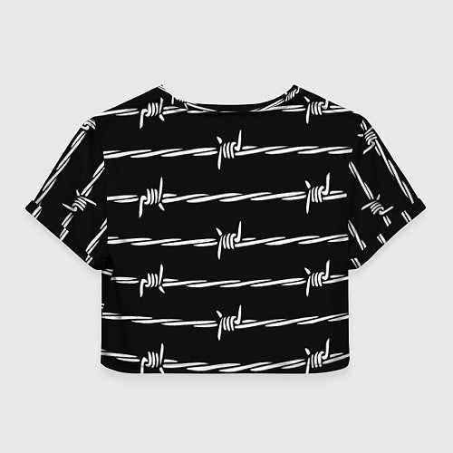 Женский топ Проволока колючая / 3D-принт – фото 2