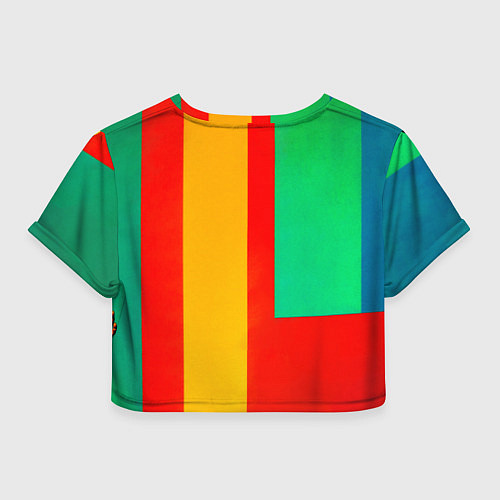 Женский топ Ковбой против индейца поп-арт / 3D-принт – фото 2