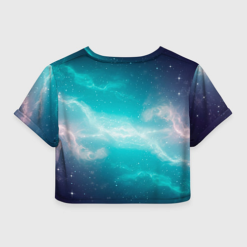 Женский топ Галактическое сияние небес / 3D-принт – фото 2