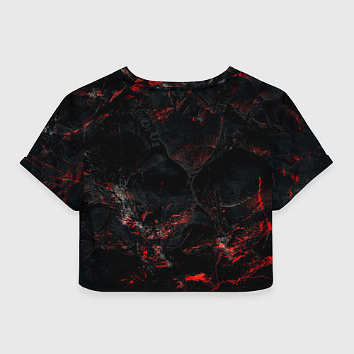 Женский топ Мой русский характер - волк с флагом / 3D-принт – фото 2