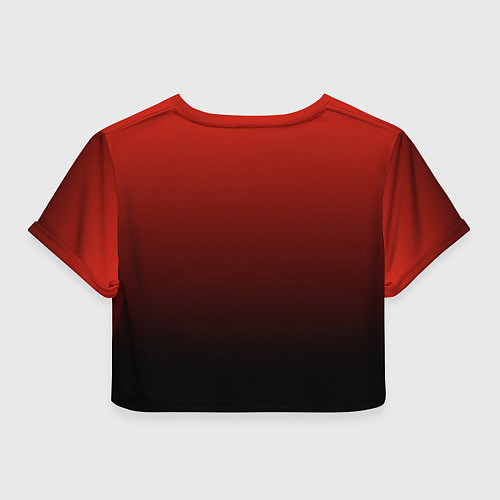 Женский топ Red gradient / 3D-принт – фото 2