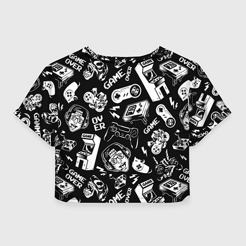 Женский топ Retro gamer pattern / 3D-принт – фото 2