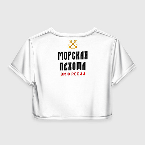 Женский топ Морская Пехота ВМФ / 3D-принт – фото 2