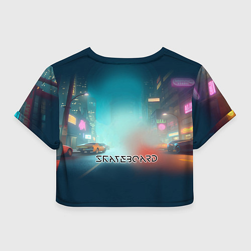 Женский топ Сынишка Бендера крутой скейтбордист / 3D-принт – фото 2