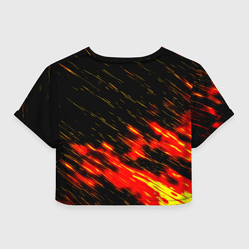 Женский топ Romo огненные штрихи / 3D-принт – фото 2