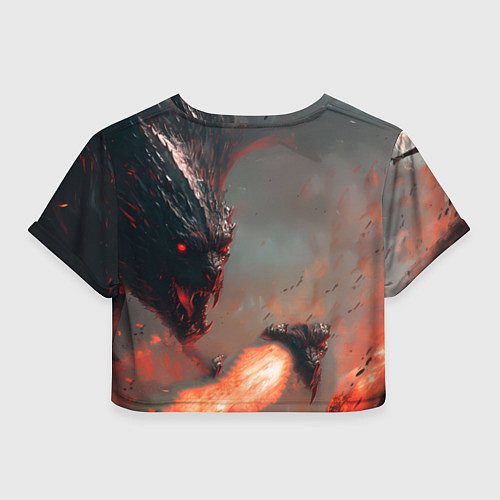 Женский топ Цири сражается с монстром / 3D-принт – фото 2