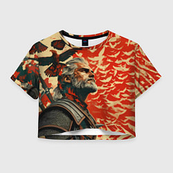 Женский топ Ведьмак и птицы