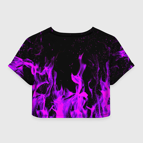 Женский топ Тоттенхэм неоновый огонь / 3D-принт – фото 2