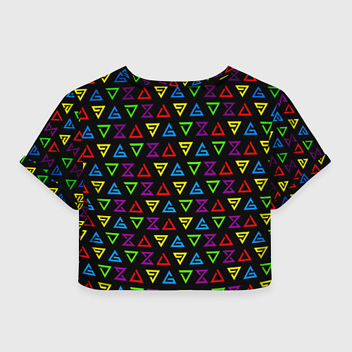 Женский топ Liverpool pattern neon / 3D-принт – фото 2