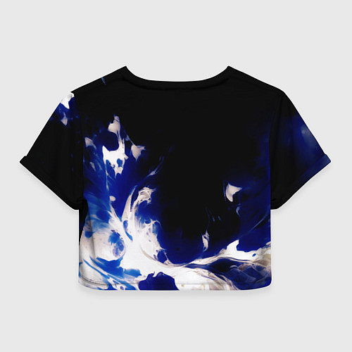 Женский топ Синее пламя / 3D-принт – фото 2