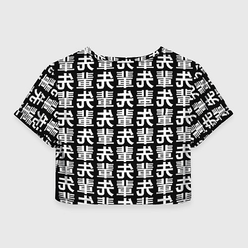 Женский топ Inter japan black / 3D-принт – фото 2