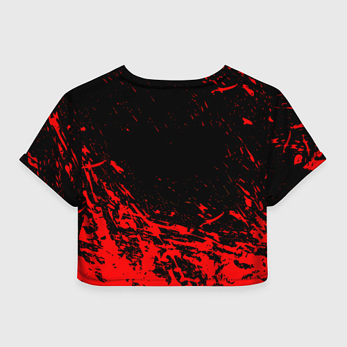 Женский топ Валенсия брызги красок / 3D-принт – фото 2