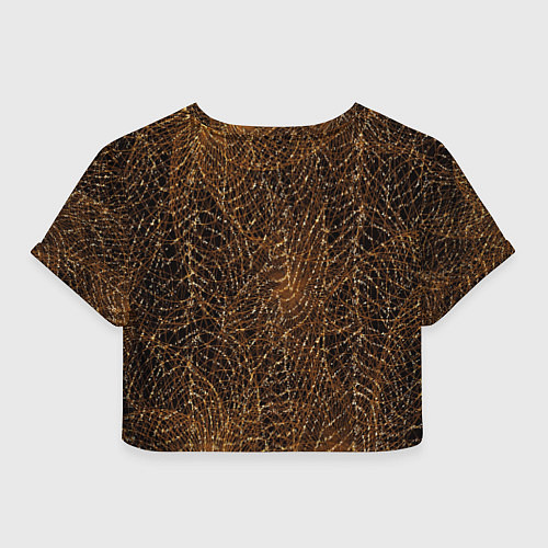 Женский топ Золотая сеть / 3D-принт – фото 2