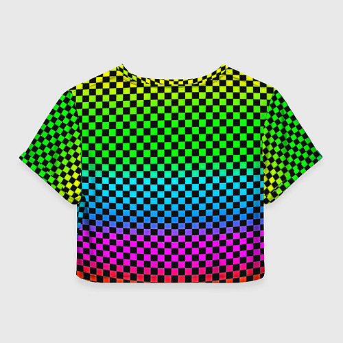 Женский топ Barcelona gradient neon / 3D-принт – фото 2