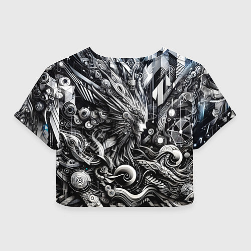 Женский топ Abstraction cyber pattern - ai art fantasy / 3D-принт – фото 2