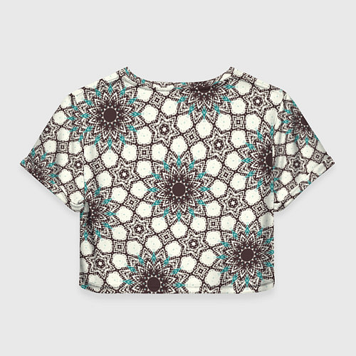 Женский топ Калейдоскоп из цветочных звезд / 3D-принт – фото 2