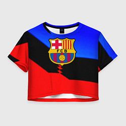 Женский топ Barcelona спортивная геометрия