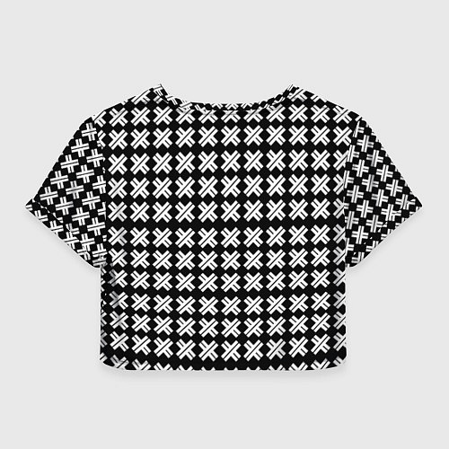 Женский топ Borussia pattern geometry / 3D-принт – фото 2