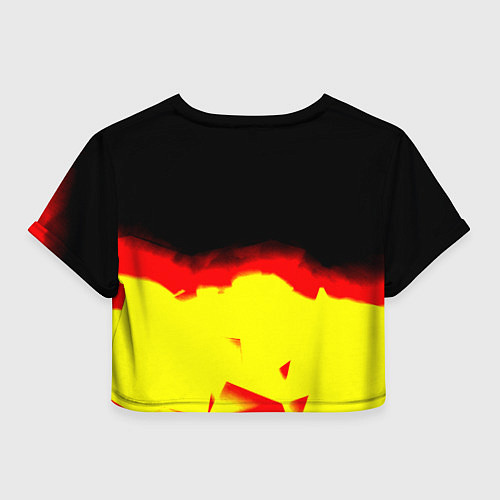 Женский топ Borussia абстракция золото геометрия / 3D-принт – фото 2