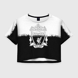 Женский топ Liverpool краски черно белые