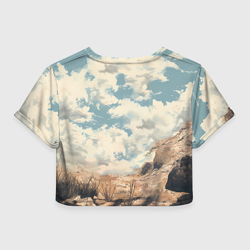 Женский топ Fallout девушка в пустоши / 3D-принт – фото 2