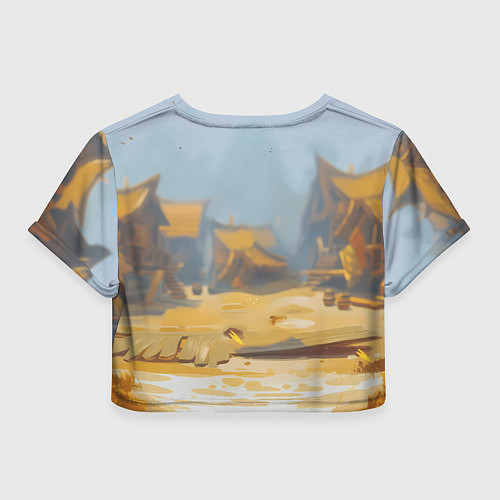 Женский топ Шрек в деревне / 3D-принт – фото 2