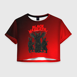 Женский топ Black Sabbath летучие мыши